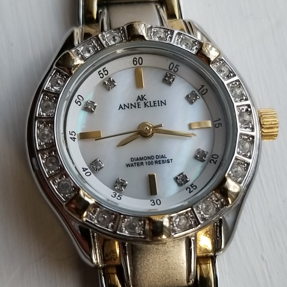 Anne Klein Accessories - Anne Klein Diamond Dial Water Resistant Watch
